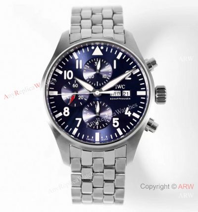 ZF Factory v2 IWC Pilot's 7750 Replica Watch Bucherer Blue Dial Stianless Steel